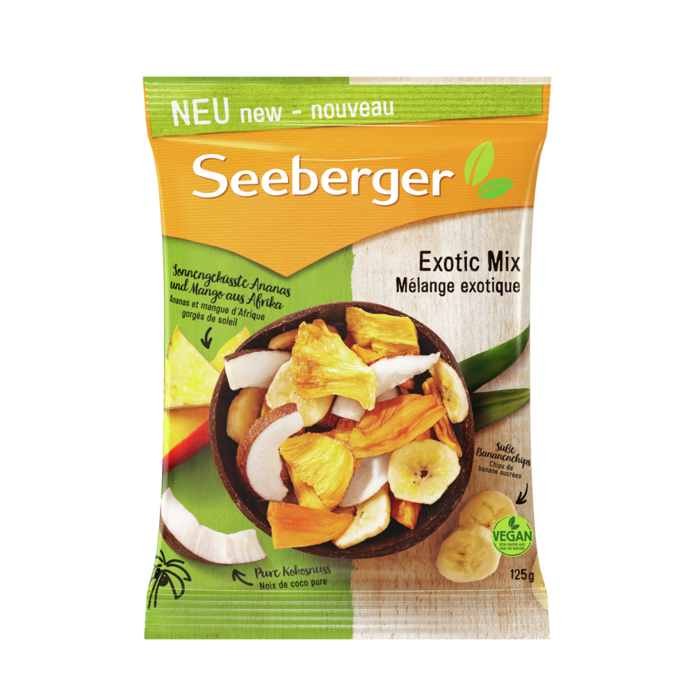 Seeberger Exotic Mix – Sommerliche getrocknete Früchte