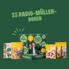 Box mit Radio Müller und Seeberger Produkten